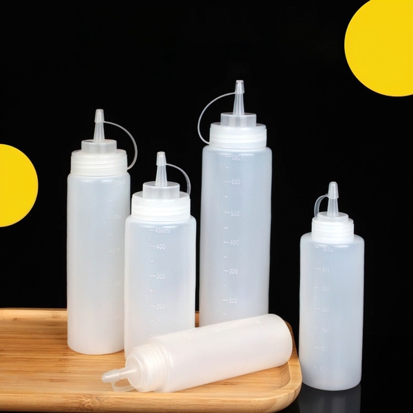 Bình short tròn - Chai đựng nước sốt thường 1000ml/ 32 OZ
