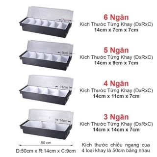 Khay  topping nhựa 3 ngăn
