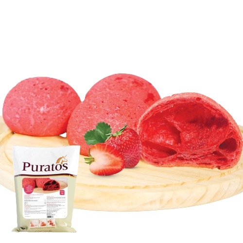 Bột trộn sẵn bánh mì mochi hương dâu - Puratos