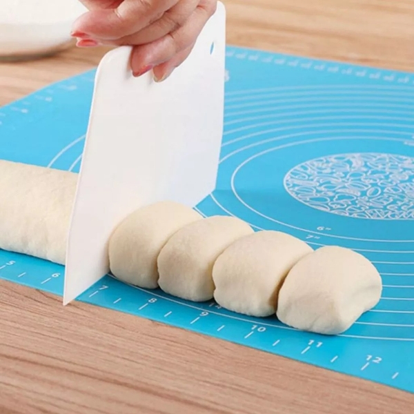 Tấm nhào bột silicon 40x50 - xanh