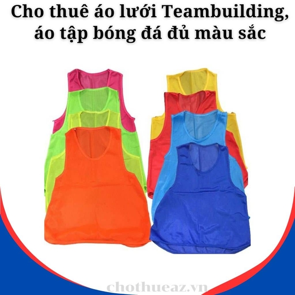 Cho thuê áo lưới Teambuilding, áo tập bóng đá đủ màu sắc tại Hà Nội, Hải Phòng, Đà Nẵng, TP Hồ Chí Minh
