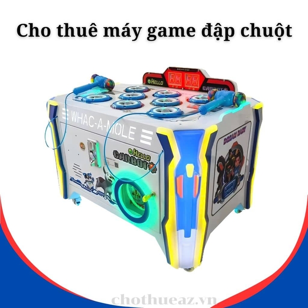 Cho thuê máy game đập chuột