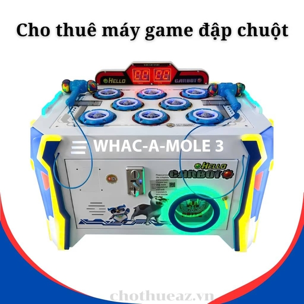 Cho thuê máy game đập chuột