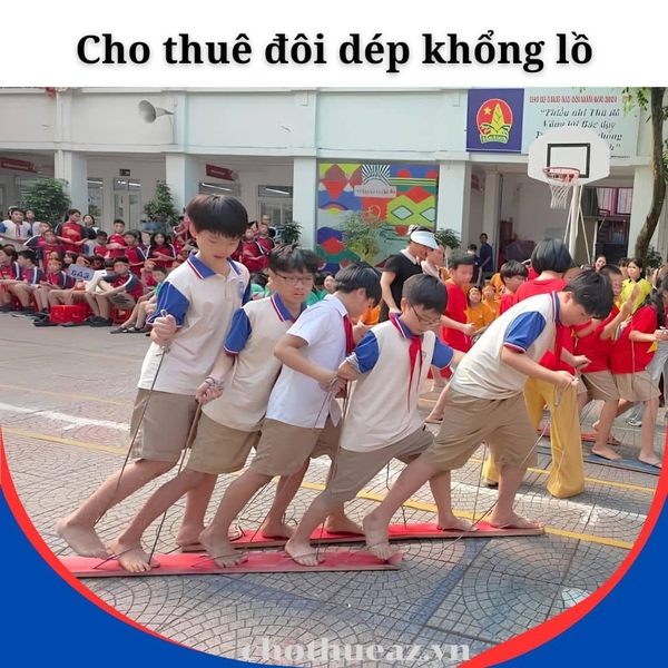 Cho thuê đôi dép khổng lồ cho teambuilding tại Hà Nội, Hải Phòng, Đà Nẵng, TP Hồ Chí Minh