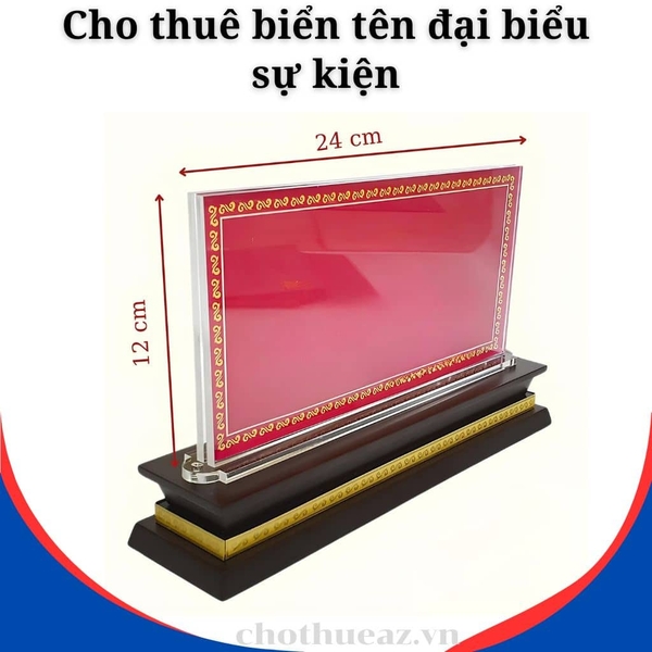 Cho thuê biển tên đại biểu sự kiện tại Hà Nội, Hải Phòng, Đà Nẵng, TP Hồ Chí Minh