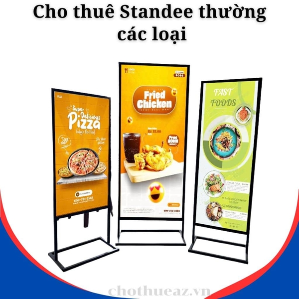 Cho thuê Standee thường các loại tại Hà Nội, Hải Phòng, TP Hồ Chí Minh