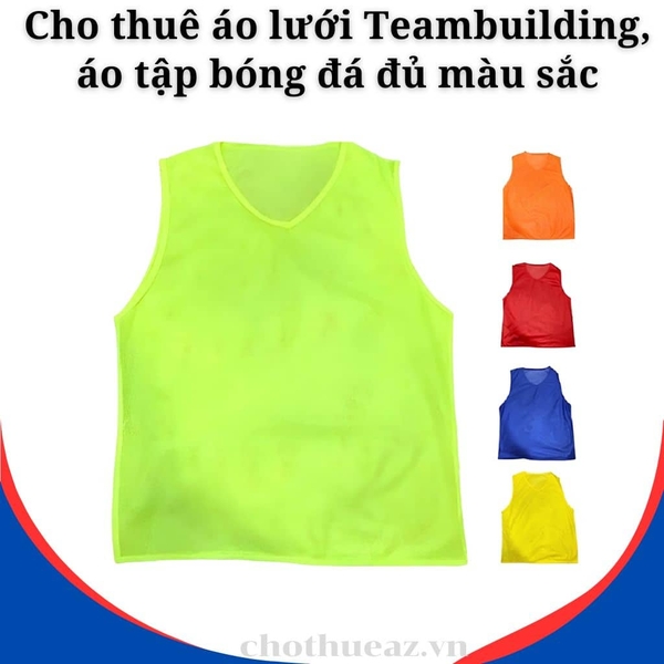 Cho thuê áo lưới Teambuilding, áo tập bóng đá đủ màu sắc tại Hà Nội, Hải Phòng, Đà Nẵng, TP Hồ Chí Minh
