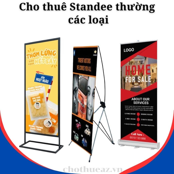 Cho thuê Standee thường các loại tại Hà Nội, Hải Phòng, TP Hồ Chí Minh