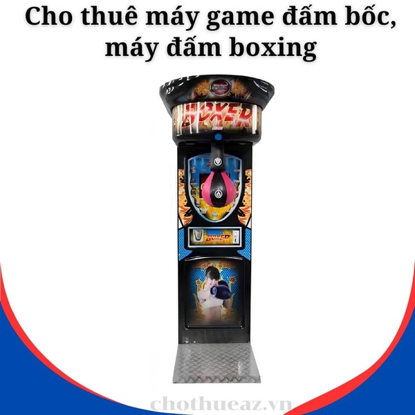 Cho thuê máy game đấm bốc, máy đấm boxing tại Hà Nội, Hải Phòng, Đà Nẵng, TP Hồ Chí Minh