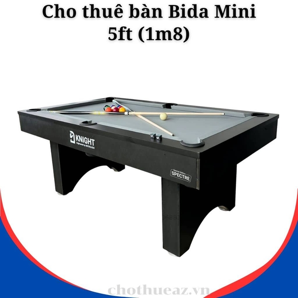 Cho thuê bàn Bida KNIGHT Mini 5ft (1m8) tại Hà Nội, Hải Phòng, Đà Nẵng, TP. Hồ Chí Minh