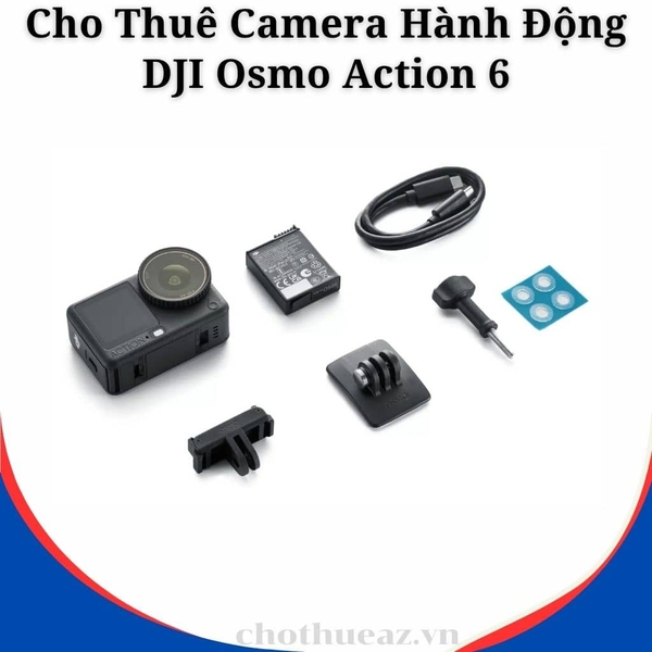 Cho Thuê Camera Hành Động DJI Osmo Action 6 Adventure Combo