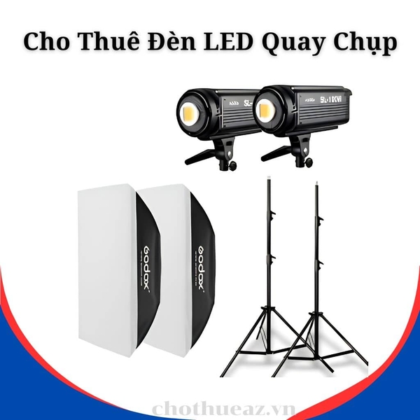 Cho Thuê Đèn LED Quay Chụp Chuyên Nghiệp Tại Hà Nội, Hải Phòng, Đà Nẵng, TP Hồ Chí Minh