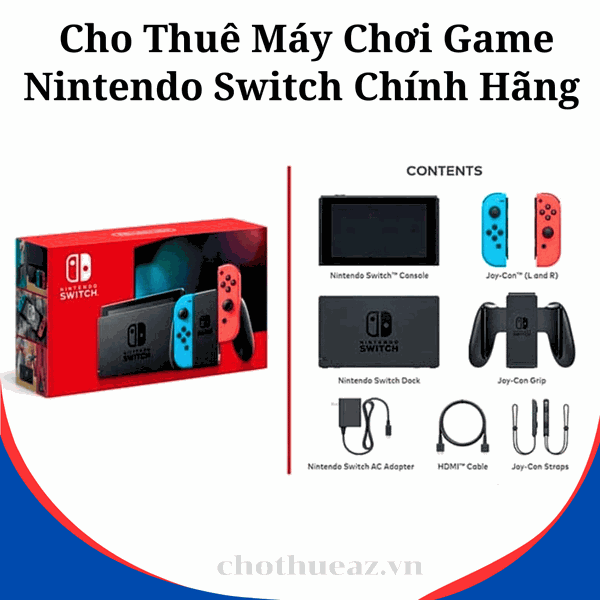 Cho Thuê Máy Chơi Game Nintendo Switch Chính Hãng Tại Hà Nội, Hải Phòng, Hồ Chí Minh- Uy Tín, Chất Lượng Cao, Giá Rẻ