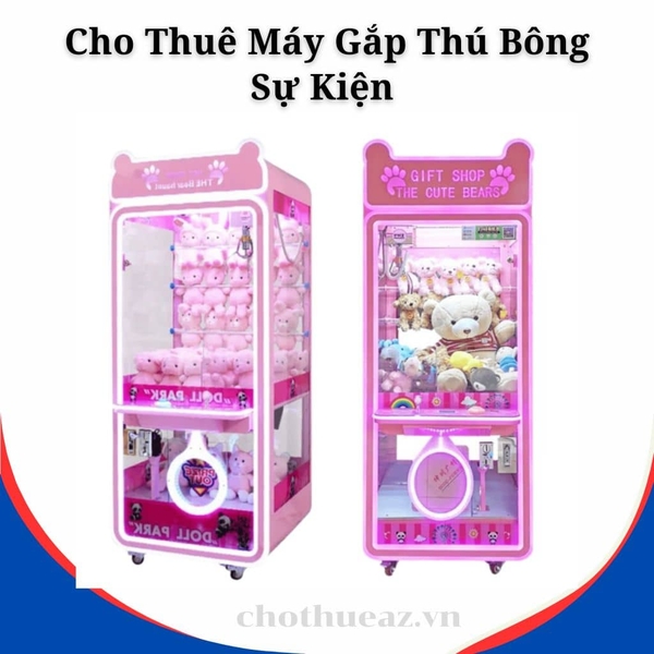 Cho Thuê Máy Gắp Thú Bông Sự Kiện Tại Hà Nội, Hải Phòng, TP.HCM