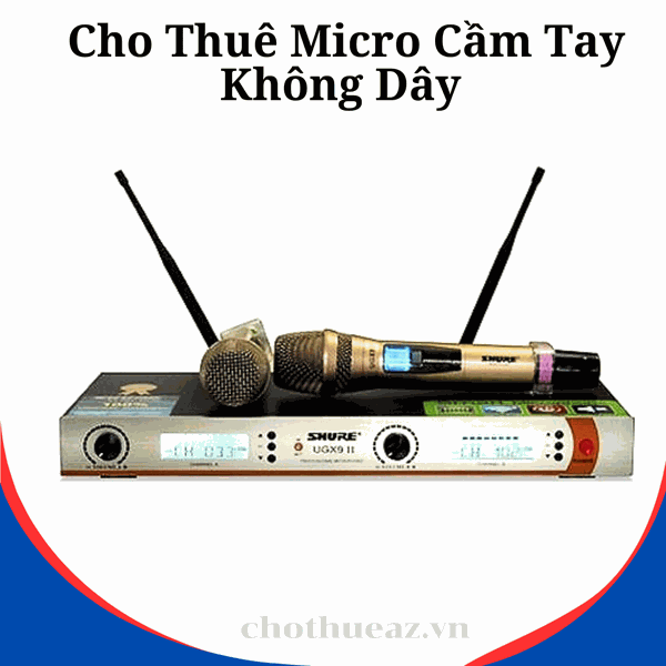 Cho Thuê Micro Cầm Tay Không Dây Tại Hà Nội, Hải Phòng, Hồ Chí Minh- Uy Tín, Chất Lượng Cao, Giá Rẻ