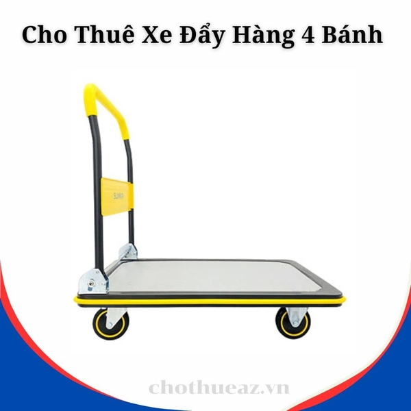 Cho Thuê Xe Đẩy Hàng 4 Bánh Tại Hà Nội, Hải Phòng, Đà Nẵng, TP Hồ Chí Minh