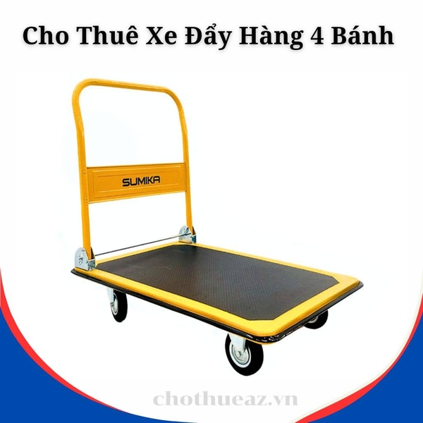 Cho Thuê Xe Đẩy Hàng 4 Bánh Tại Hà Nội, Hải Phòng, Đà Nẵng, TP Hồ Chí Minh