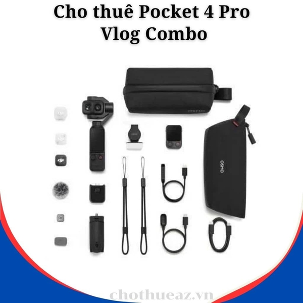 Cho thuê DJI Osmo Pocket 4P Vlog Combo kèm thẻ nhớ 256GB tại Hà Nội, Hải Phòng, Đà Nẵng, TP Hồ Chí Minh