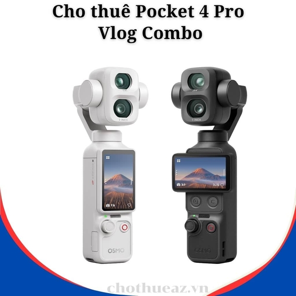 Cho thuê DJI Osmo Pocket 4P Vlog Combo kèm thẻ nhớ 256GB tại Hà Nội, Hải Phòng, Đà Nẵng, TP Hồ Chí Minh