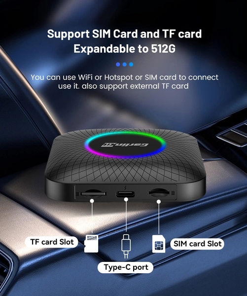 Hướng dẫn lắp thẻ sim và thẻ nhớ đúng cách trên Carlinkit Tbox Ambient