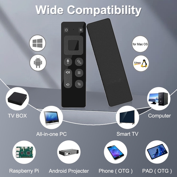[T9 PRO] Remote/Chuột bay kết nối 2 chế độ 2.4G và Bluetooth, pin sạc ...