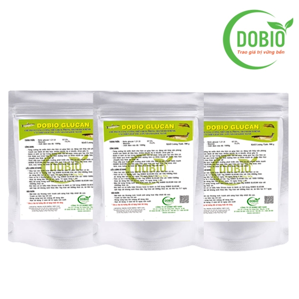 DOBIO GLUCAN CHẾ PHẨM TĂNG MIỄN DỊCH PHÒNG BỆNH THỦY SẢN CÁ TÔM ẾCH