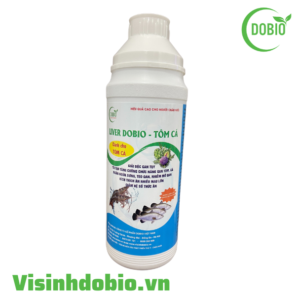 Liver Dobio thảo dược giải độc gan tụy cho tôm cá