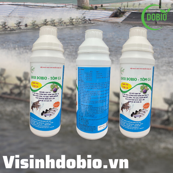 Liver Dobio thảo dược giải độc gan tụy cho tôm cá