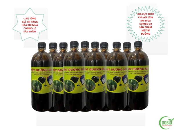 Combo 10 sản phẩm mật rỉ đường cho chăn nuôi gia súc