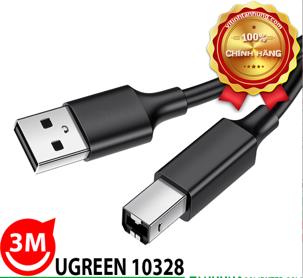 Cáp USB Máy In 3M Ugreen 10328 VAT