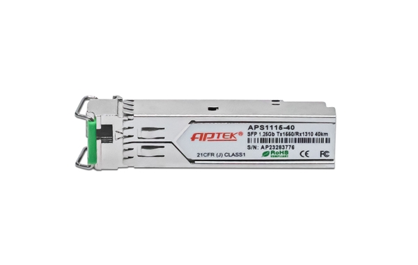 SFP 1 CORE SINGLE MODE APTEK APS1115-40 40Km VAT