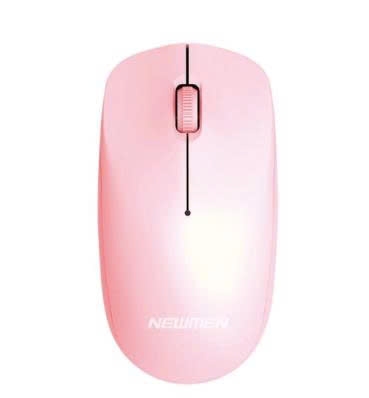Mouse Newmen D007 Ko Dây màu Hồng 2.4ghz VAT