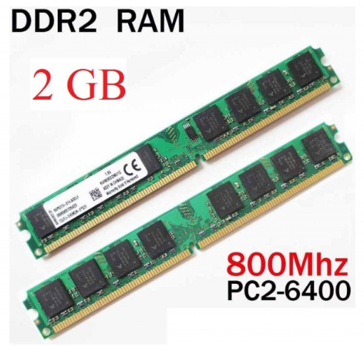 RAM PC DDR2 2GB/800 Máy bộ