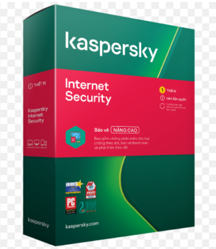 KASPERSKY INTERNET SECURITY 1PC/1 NĂM New full box Chính hãng VAT