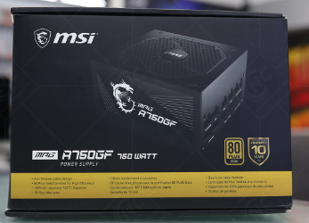 Nguồn MSI MPG A750GF 750w 80 Plus Gold VAT