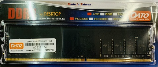 RAM PC DR4 4GB/2666 DATO VAT