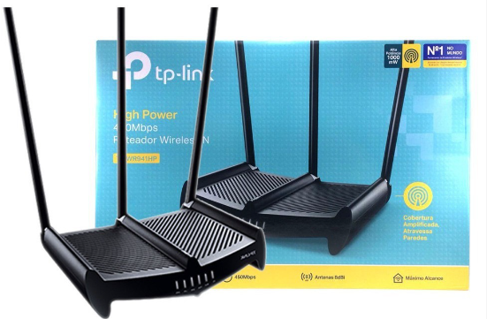 PHÁT WIFI TP-LINK 941HP 450Mbps 4PORT 3 ĂNGTEN CHÍNH HÃNG VAT (DÒNG XUYÊN TƯỜNG CÔNG SUẤT CAO)