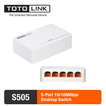 SWITCH TOTOLINK 5 PORT S505G 1GB VAT