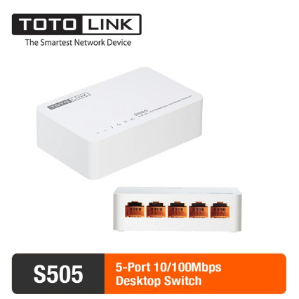 Switch Totolink 5 Port S505 VAT