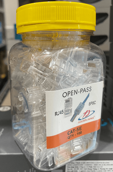 Đầu mạng Xuyên Thấu RJ45 6E Golden Japan VAT