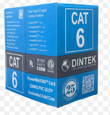 CÁP MẠNG DINTEK 6E UTP AWG24 305M ĐỒNG 100% VAT