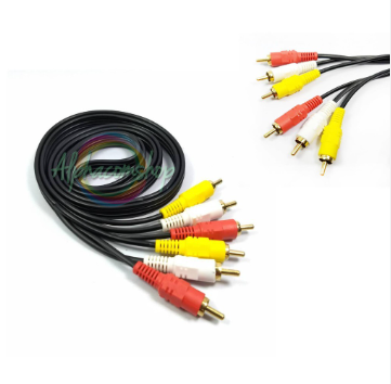 CÁP LOA 3 ĐẦU BÔNG SEN 1.5MET CHOSEAL (DÂY AV )