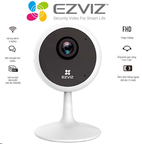 CAMERA ROBOT EZVIZ C1C-1080P 2.0MP\ĐÀM THOẠI 2 CHIỀU\XEM QUA ĐIỆN THOẠI