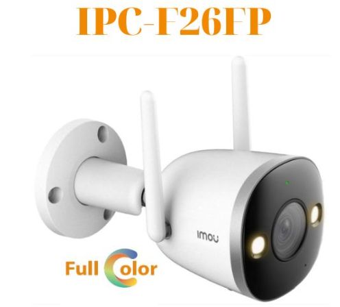 Camera IMOU F26FP 2.0 Full màu,hú còi (Wifi/Thẻ nhớ) HÌNH ẢNH ĐẸP VÀ RỘNG HƠN F22