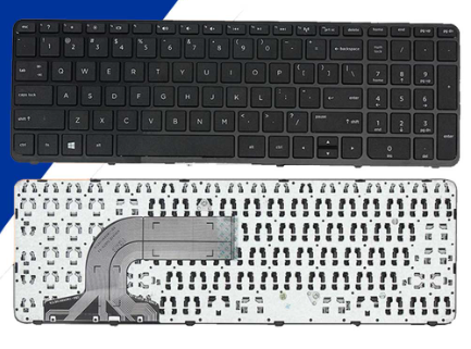 Bàn phím Laptop HP 15-E,15F,15N,15D,15R,250-G2 G3,255-G2 G3,256-G2 G3  (Màu Đen) Có Khung