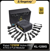 NGUỒN MÁY TÍNH SEGOTEP KL1250g 80 PLUS GOLD PCIE 5.0 ATX 3.0 JAPAN CAPACITOR