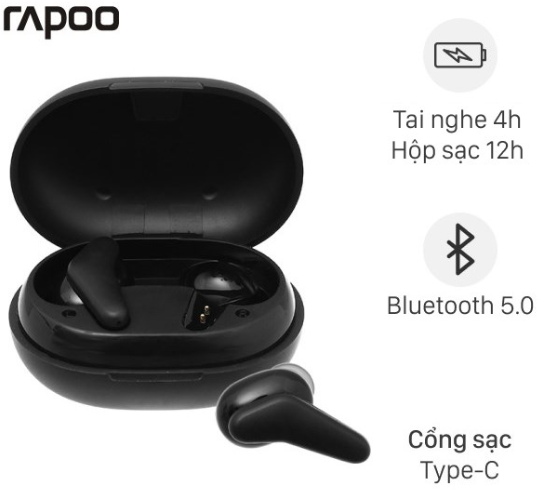 Headphone Rapoo I100 - Bluetooth