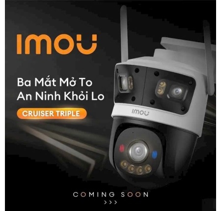 CAMERA IMOU IPC-S7UP-11M0WED 3 MẮT 11MP (Wifi/thẻ nhớ/360 Ngoài trời) VAT