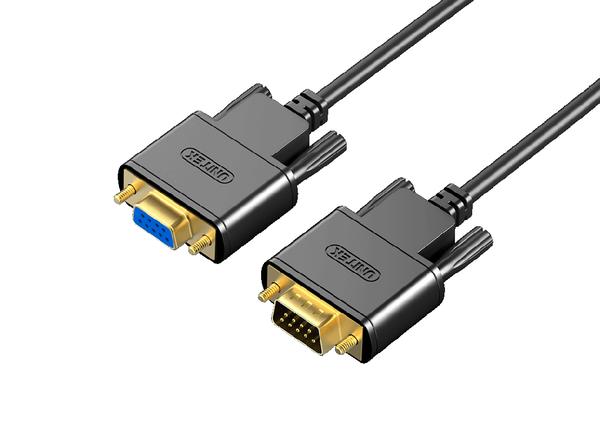 Cáp COM9 RS232 nối thẳng đực-cái UNITEK 3M Y-C708ABK VAT