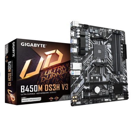 MAINBOARD GIGABYTE B450M-DS3H V2 VAT